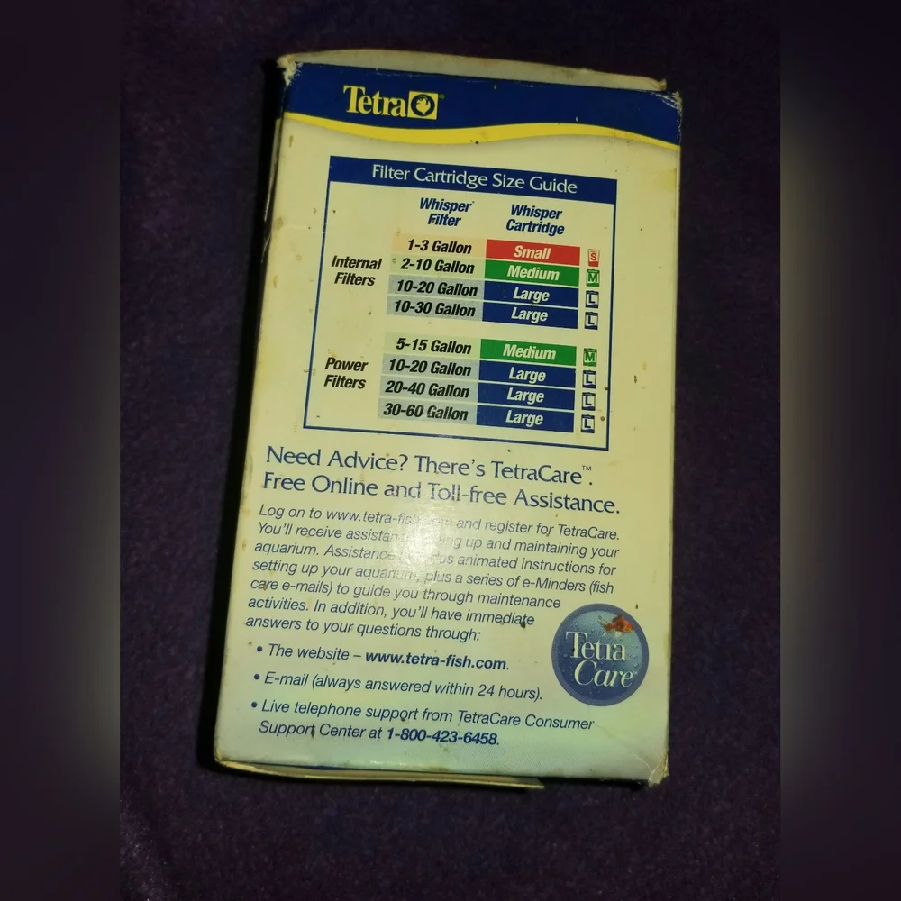 Fish Tank Tetra Whisper Bio-Bag Filters, No Unassembled Cartridges, 2-Pack, Medi